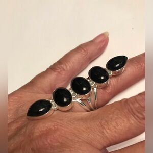 Black Onyx 925 Sterling Silver Ring
